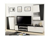 Obývacia stena Pisa - čierna / biela