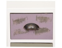 Komoda Alfi 2 - sivá / kombinácia farieb