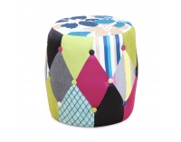 Taburetka Dema - vzor patchwork