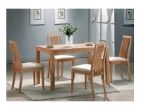 Jedálenský set Castle 1+4 - buk / krémová