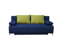 Rozkladacia pohovka s úložným priestorom Tami - modrá / zelená