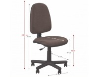 Kancelárske kreslo Jupiter GTS - hnedá