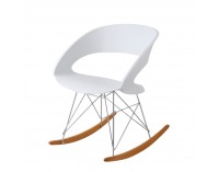 Hojdacie kreslo Farel - biela