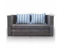 Rozkladacia pohovka s úložným priestorom Katarina - sivá