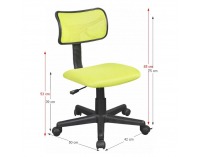 Kancelárska stolička BST 2005 - zelená
