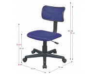 Kancelárska stolička BST 2005 - modrá