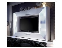 Obývacia stena Adge - biely lesk