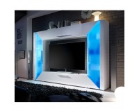 Obývacia stena Adge - biely lesk