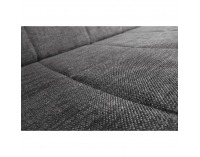 Rohová sedačka U Houston L - biela / sivá