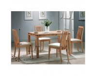 Jedálenský set Castle 1+4 - buk / krémová