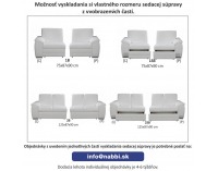 Kreslo Labello - ultrabiela (Cayenne 1115)