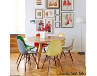 Jedálenská stolička Cinkla PC-015 - sivá / buk