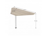 Rohová stolová spojka Johan 11 - dub sonoma