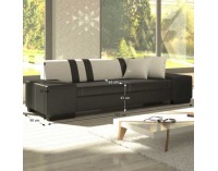 Trojsedačka Peter New - čierna / biela