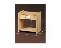 Nočný stolík Wiktor WK-01.1 - borovica