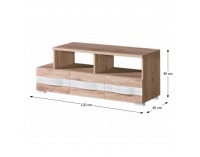 TV stolík Rovin R-09 - san remo / biela