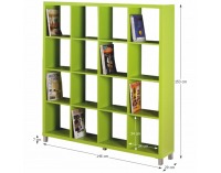 Regál Tofi New 6 - zelená