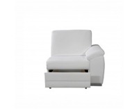 Jednosed s úložným priestorom Labello P - ultrabiela (Cayenne 1115)