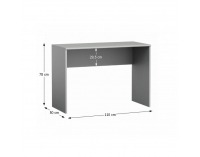 PC stolík Piere P08 - sivá