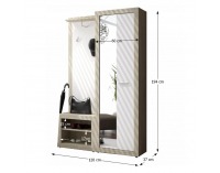 Predsieň Can 2 - dub sonoma / biela