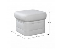 Taburetka Labello - ultrabiela (Cayenne 1115)