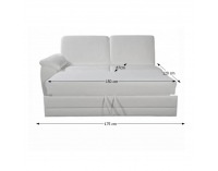 Rozkladacia trojsedačka Labello L - ultrabiela (Cayenne 1115)