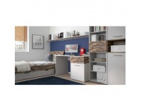 Policová skriňa Beria - grey / maracaibo