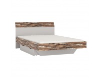 Posteľový rám s úložným priestorom Beria 120 - grey / maracaibo