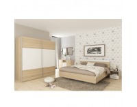 Spálňa Gabriela 160 - dub sonoma / biela