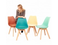 Jedálenská stolička Bali - sivá / buk