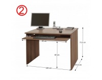 Kancelárska zostava Johan - slivka / biela