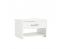 Nočný stolík Ambian - biela