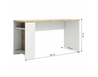 PC stolík Daster LI14 - biela / san remo