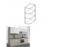 Horná kuchynská skrinka Lewis 30 G ZAK-72 - biela