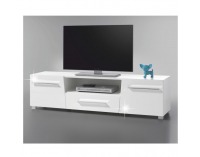 TV stolík Stragy Typ 6 - biely vysoký lesk