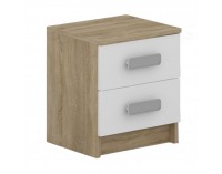 Nočný stolík Terni Typ 9 - dub sonoma / biela