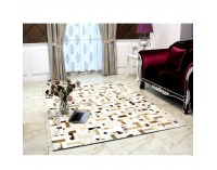 Kožený koberec Typ 1 170x240 cm - vzor patchwork