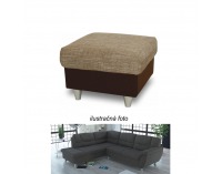 Taburetka Omega - hnedosivá