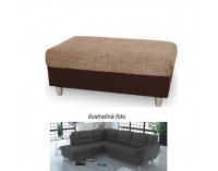 Taburetka Omega - hnedosivá