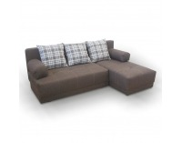 Rohová sedačka s rozkladom a úložným priestorom Mexx New P - sivá / vzor