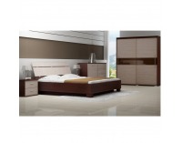 Komoda Napoli 100 - dub tmavý / kubánske drevo