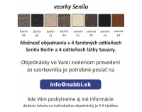 Rozkladacia trojsedačka Milo - hnedá