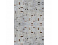 Kožený koberec Typ 1 200x300 cm - vzor patchwork