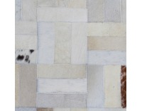 Kožený koberec Typ 1 120x180 cm - vzor patchwork