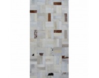 Kožený koberec Typ 1 70x140 cm - vzor patchwork