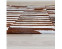 Kožený koberec Typ 5 171x240 cm - vzor patchwork