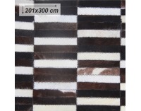 Kožený koberec Typ 6 201x300 cm - vzor patchwork