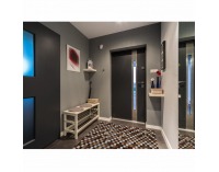 Kožený koberec Typ 3 120x184 cm - vzor patchwork