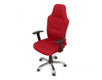 Kancelárske kreslo s podrúčkami Van - červená