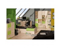 PC stolík Ego L10 - jaseň / fialová